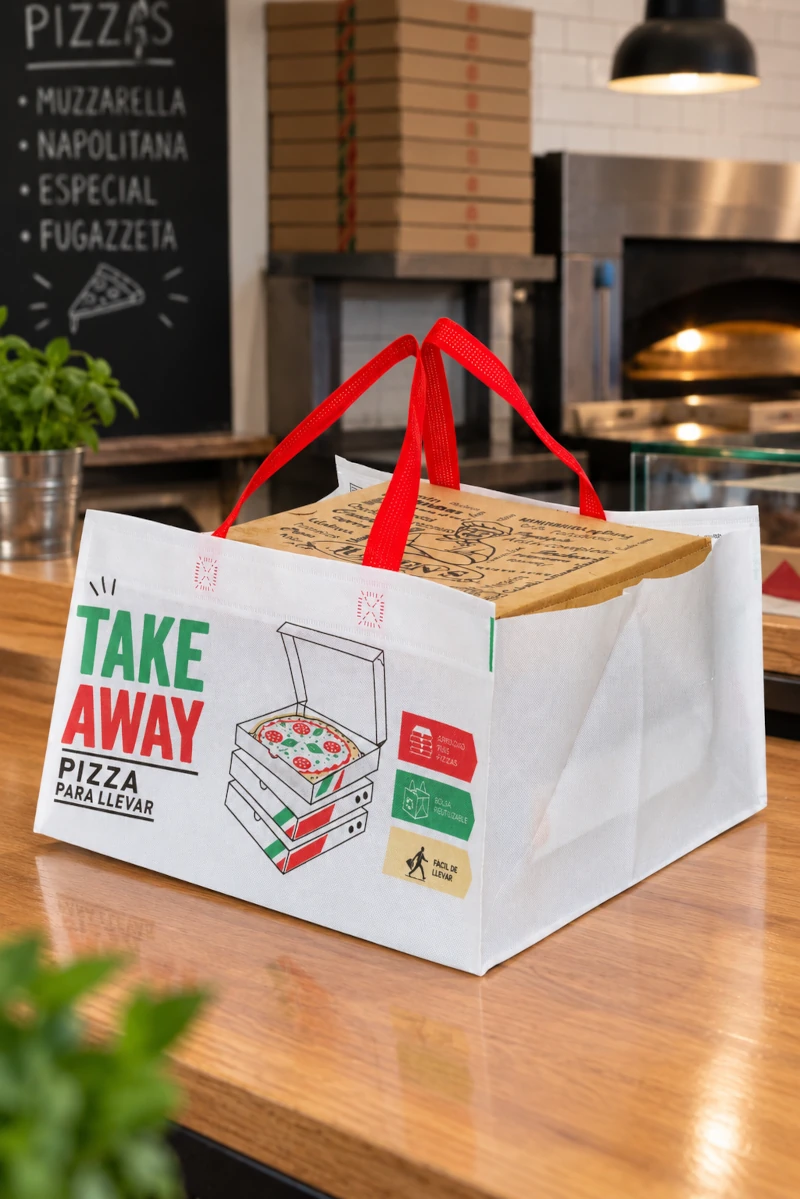 Friselina para cajas de pizza - variante 6