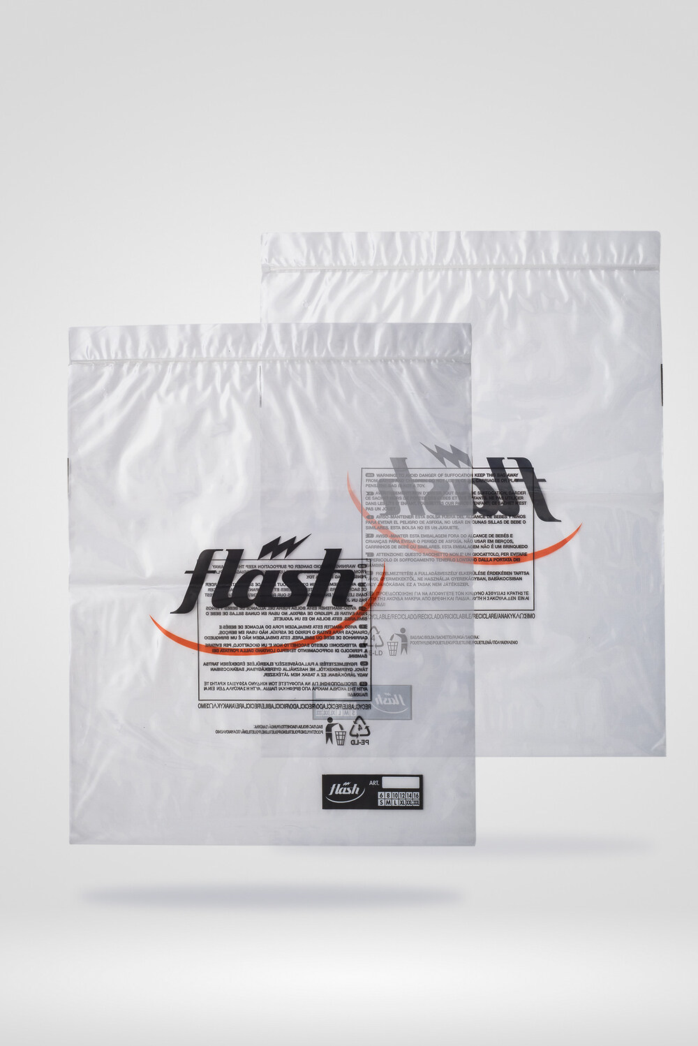 Polietileno zipper - variante 1